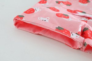 Костюмы для девочки (футболка+комбинезон) с принтом