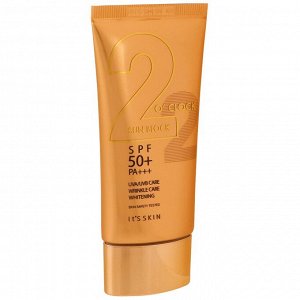 Its Skin, 2 O Clock Sunblock, PA+++, SPF 50+, 50 ml