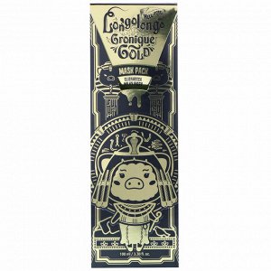 Elizavecca, Hell-Pore Longolongo Gronique Gold Mask Pack, 3.38 fl oz (100 ml)