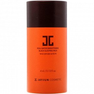Jayjun Cosmetic, Real Water Brightening Black Sleeping Pack, 10 Packets, .13 fl oz (4 ml)