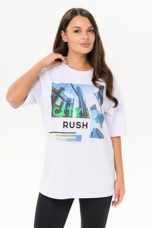 Футболка Белый
Футболка с принтом "CITY RUSH"
Материал
COTTON	ХЛОПОК 92%, ЭЛАСТАН 8%
