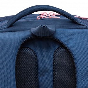 Рюкзак школьный с карманом для ноутбука 13", двумя отделениями, анатомической спинкой, для девочки