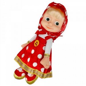 Мягк.игрушка "Мульти-пульти" Маша в красном платье ,29 см, озвуч,пак