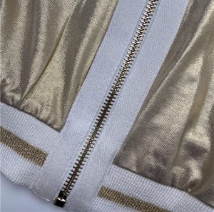 Эксклюзивная женская кофта с металлическим блеском