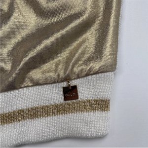 Эксклюзивная женская кофта с металлическим блеском