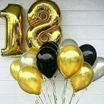 Фольгированная цифра 8. Воздушный шар 40&quot;/100 см