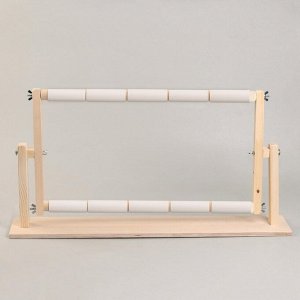 Пяльцы-рамка для вышивания, 30 x 50 см, с подставкой, цвет светлое дерево