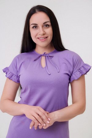 Платье женское из кулирки Чейси 2 сиреневый
