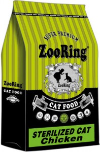 ZR STERILIZED CAT Chicken 10кг. суперпремиум для стерилизованных кошек и кастр. котов.