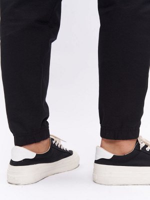 Брюки из футера BB04602BLK01