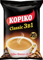 Кофейный напиток Kopiko Classiс 3в1 пакет, 20гр.*20 пакетиков