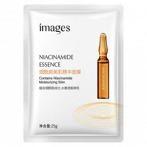 Осветляющая маска-салфетка с ниацинамидом и экстрактом алоэ Images Nicotinamide Ampoule Mask