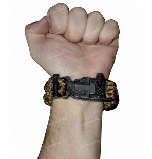 Watch General with paracord, brown