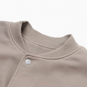 Толстовка мужская (бомбер) MIST Men's casual размер, серо-бежевый