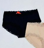 Трусы женские hipster/1шт цвет черный