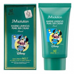 Косметика Jmsolution Увлажняющий солнцезащитный крем с жемчугом Marine Luminous Pearl Sun Cream Pearl SPF50+/PA++++ Disney Minnie, 50 мл