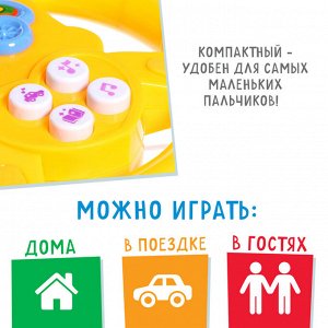 Музыкальный руль «Маленький гонщик», для мальчика, МИКС