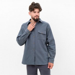 Рубашка мужская MIST oversize размер, графитовый
