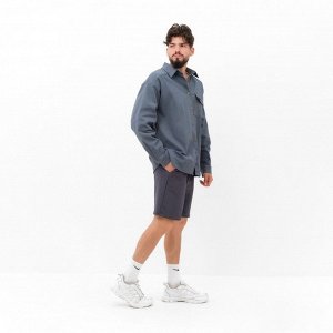 Рубашка мужская MIST oversize размер, графитовый