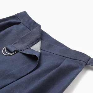 Юбка миди на запах женская MINAKU: Jeans Collection, синяя