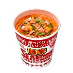 Лапша быстрого приготовления со вкусом морепродуктов острая Nissin, стакан 73 г