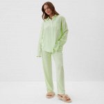 Пижама женская (рубашка и брюки) KAFTAN Lime series.