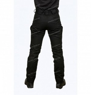 Pants UTL, fleece, 92%cotton 8%polyester, black