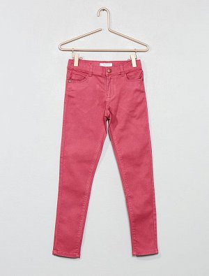 Облегающие брюки из джинсовой ткани