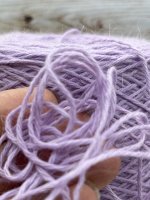 Пряжа для вязания 100 гр, Angora 30 50% меринос 30% ангора 20% па 500м/100г Сиренево-лиловый