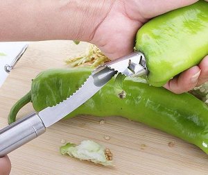 Нож для удаления сердцевины перцев
