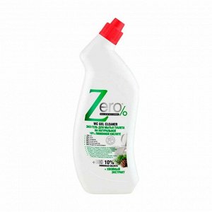 Эко-гель для мытья туалета на натуральной лимонной кислоте + хвойный экстаркт, zero, 750 мл