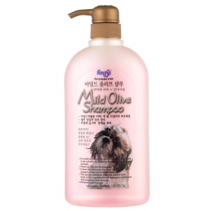Люксовый оливковый шампунь для чувствительной кожи и шерсти собак и кошек
