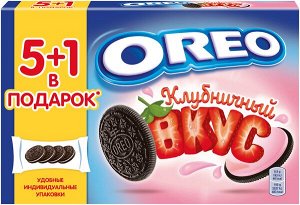 Печенье ОРЕО Какао, Клубника 228гр шт