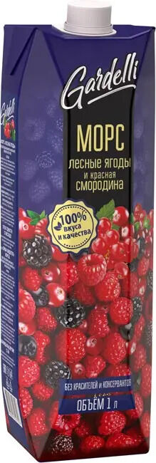 GARDELLI Морс лесные ягоды 1л /12