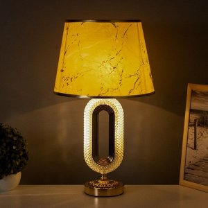 Лампа настольная «Рета» 1x40 Вт Е27+подсветка, золото 29x29x51 см