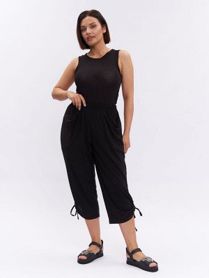 Бриджи из холодного трикотажа BR08507BLK01