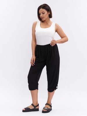 Бриджи из холодного трикотажа BR02207BLK01
