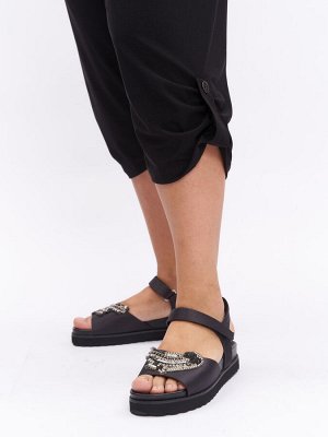 Бриджи из холодного трикотажа BR02207BLK01