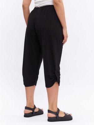 Бриджи из холодного трикотажа BR02207BLK01