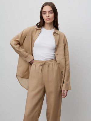 Брюки прямого кроя, D354/nettle