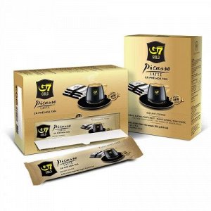 TRUNG NGUYEN G7 GOLD "3 в 1" PICASSO LATTE растворимый кофе 14 стиков по 18 гр
