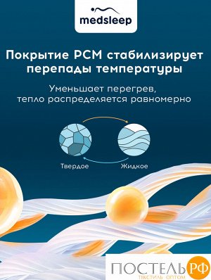 Одеяло MedSleep БЛЮ КРИСТАЛЛ, Кассетное, Лёгкое, 140х205 см