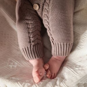 Комбинезон вязаный Крошка Я «Мишка».