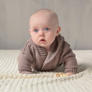 Комбинезон вязаный Крошка Я «Мишка».