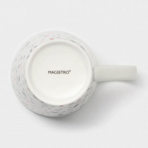 Набор кружек Magistro Terazzo, 350 мл, 2 шт., фарфор, белый