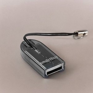 Картридер для карт памяти, USB 2.0 - MicroSD Smartbuy 710, черный (SBR-710-K)