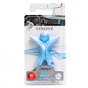 [MR&MRS FRAGRANCE] Дизайнерский ароматизатор для автомобиля VINOVE VINNER нежно-голубой OSLO | ОСЛО