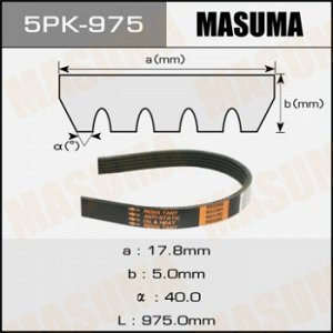 Ремень ручейковый MASUMA 5PK- 975 5PK-975