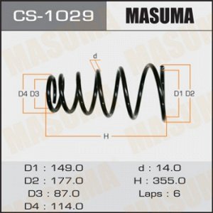 Пружина подвески MASUMA rear HARRIER/ SXU10, ACU10, MCU10 CS-1029