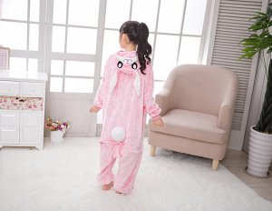 Пижама-комбинезон "зайка" розовый цвет